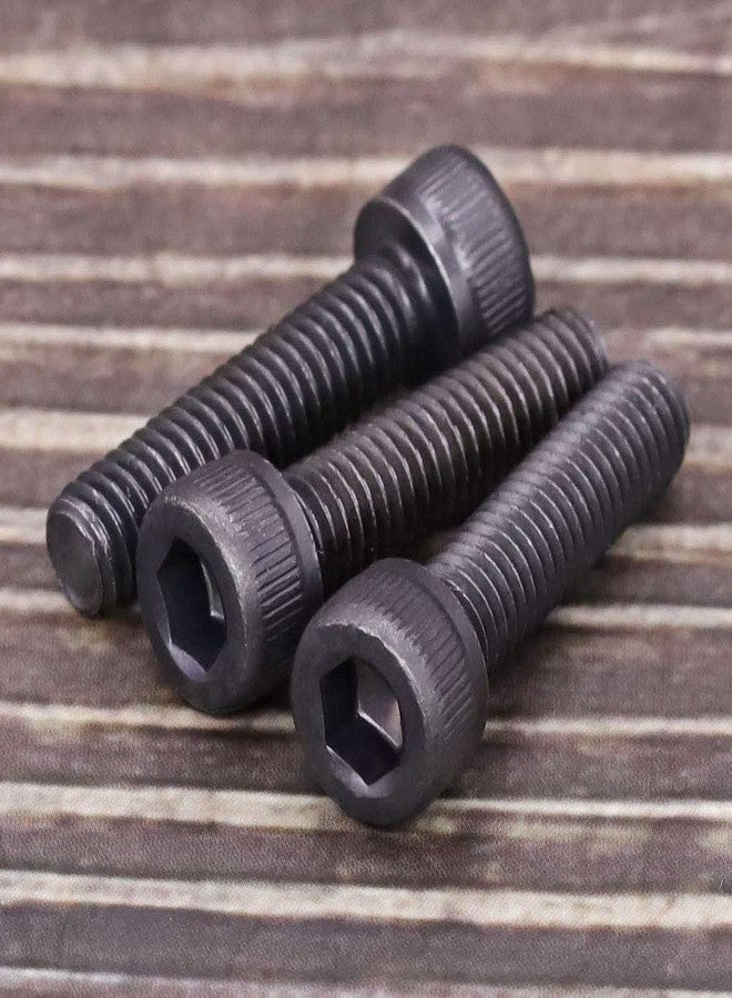 EASTLO M6-1.0 x 30mm Socket Head Cap Screws, 12.9 Grade Alloy Steel, Black Oxide Finish, Full Thread, Coarse Thread, Allen Hex Drive, 25 pcs - Image 2